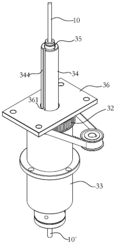 Environment-friendly glass fiber sleeve gluing and coating device