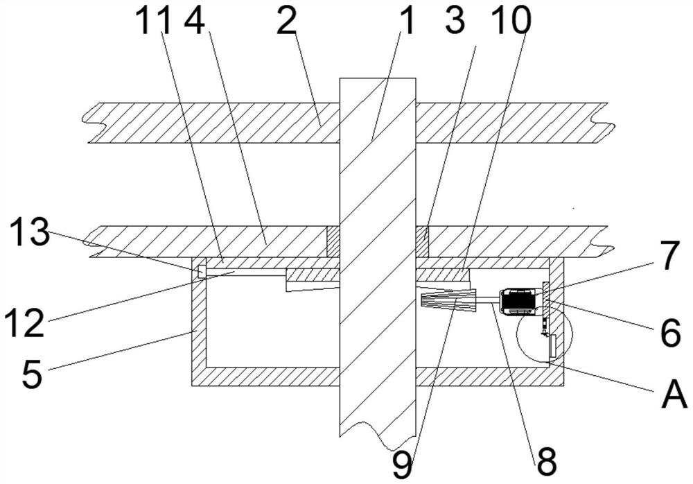 Solar photovoltaic panel protection device capable of being automatically started according to temperature