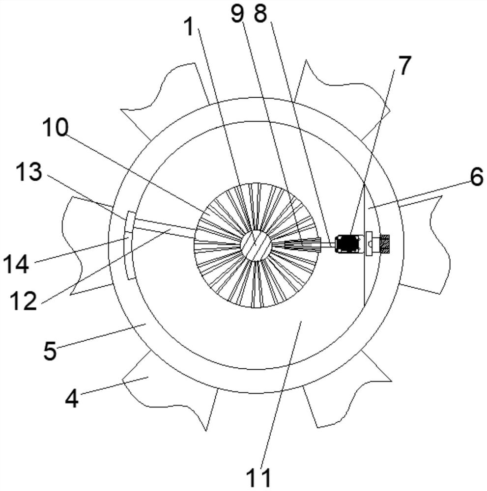 Solar photovoltaic panel protection device capable of being automatically started according to temperature