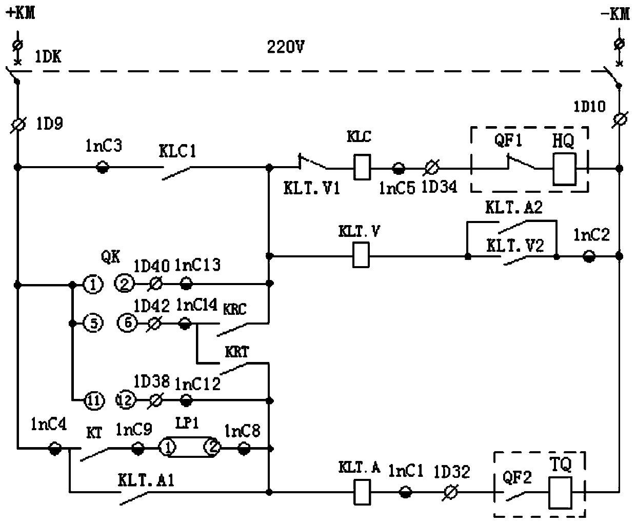 Anti-tripping circuit of circuit breaker