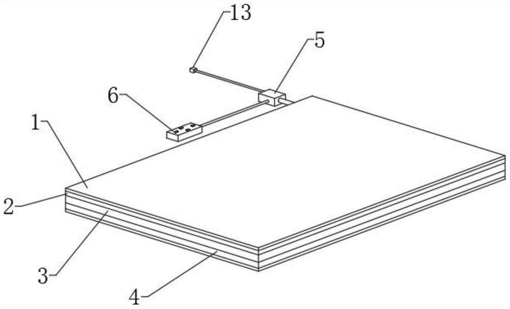 Graphene intelligent temperature control bed warming pad and use method thereof