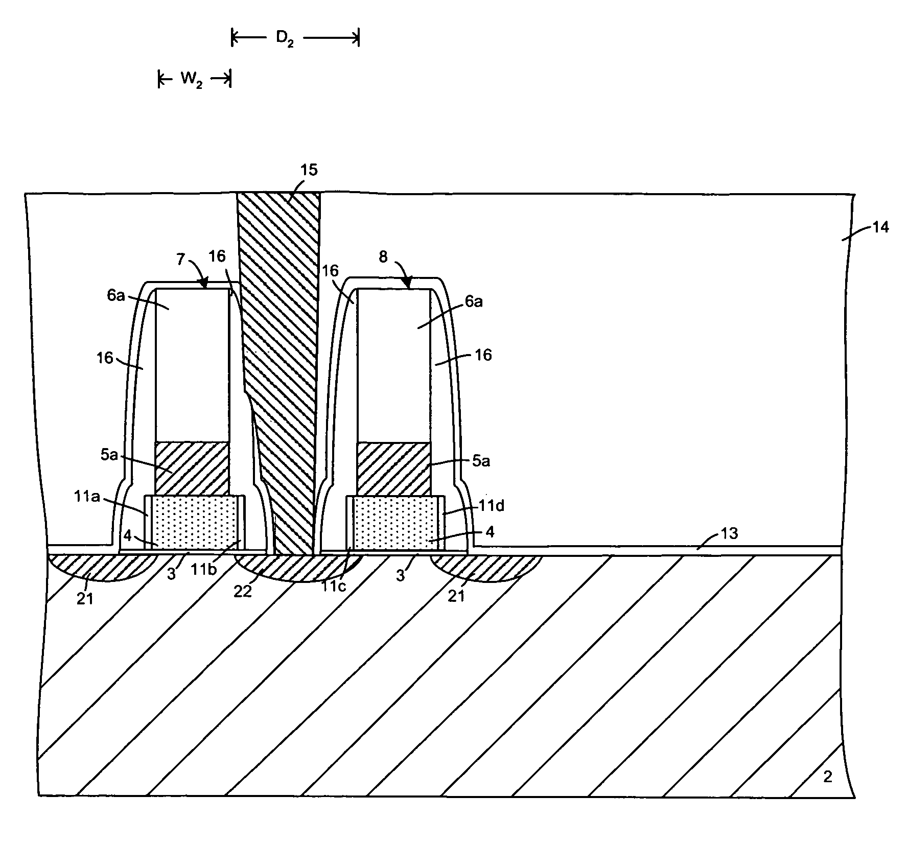 Method for forming CMOS structure with void-free dielectric film