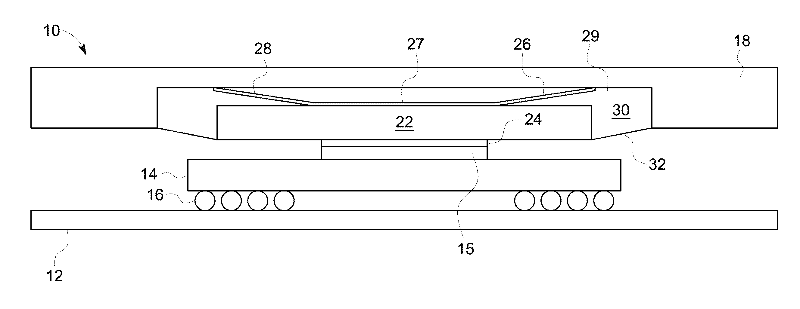 Flexible metallic heat connector