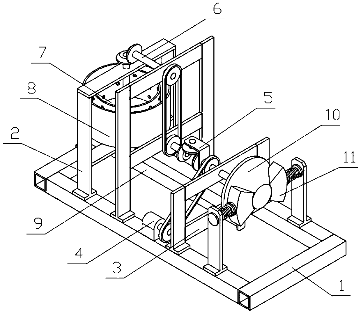 Flue gas catalytic desulfurization solid-liquid separation system