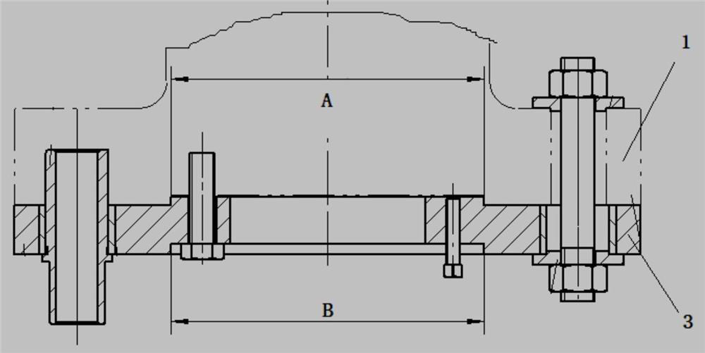 Processing technology for precisely-matched connecting holes of water pump main shaft and motor main shaft