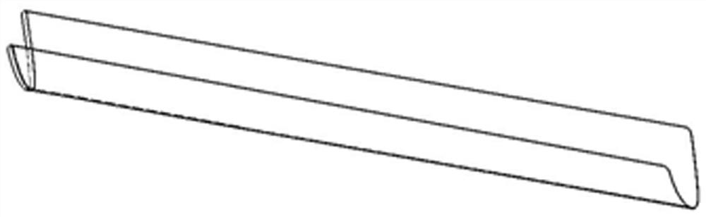 Helicopter blade covered edge forming method