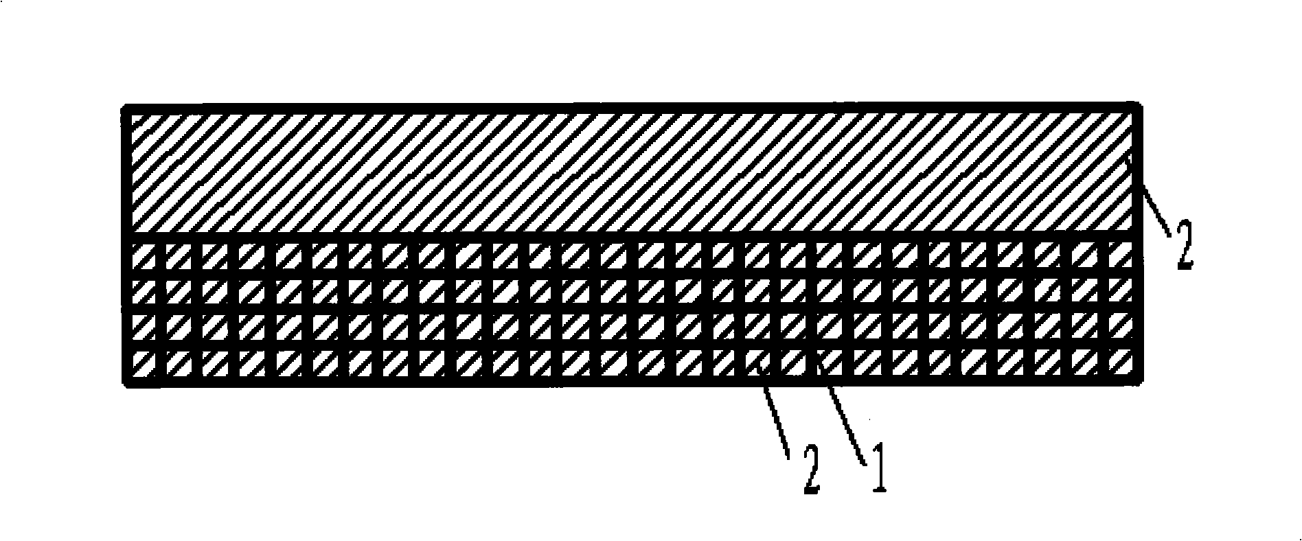 Method for preparing gray iron-base composite material for in situ production of tungsten carbide