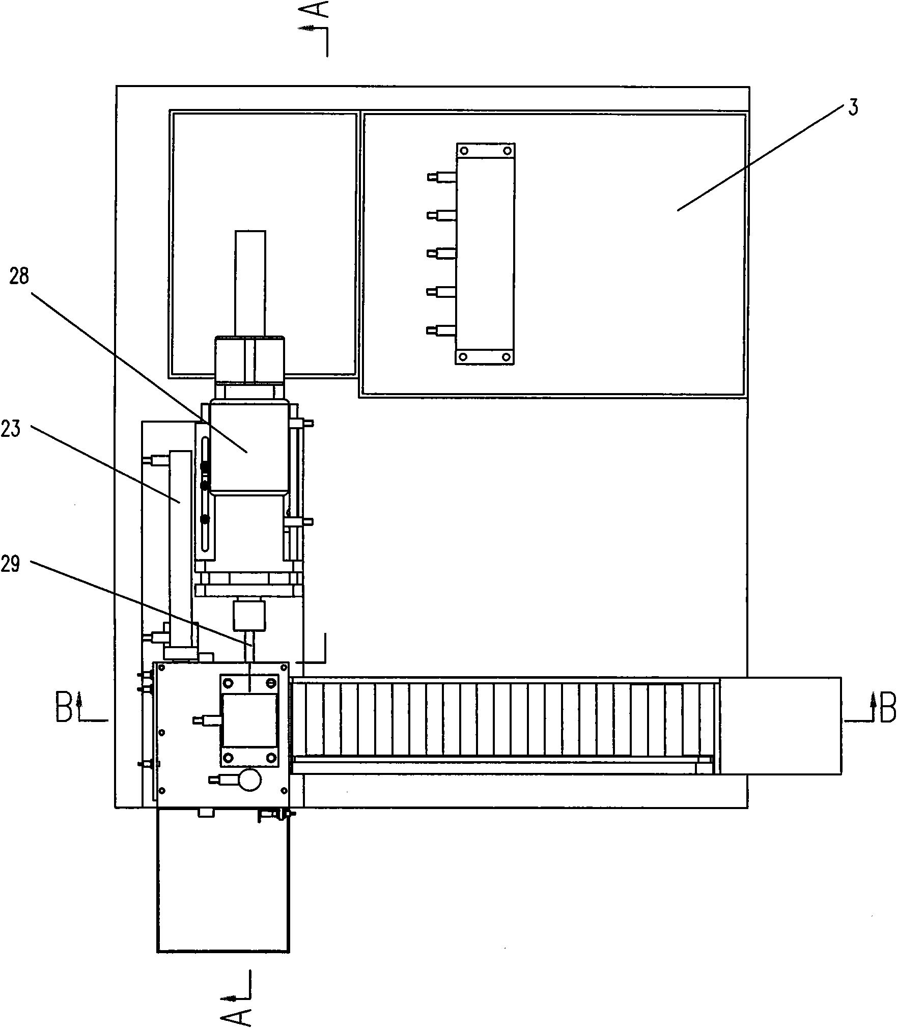 Automatic processing equipment for axle hole