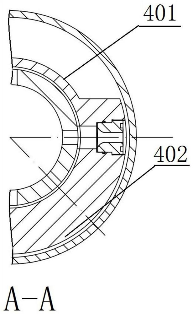 Sand blasting perforating device