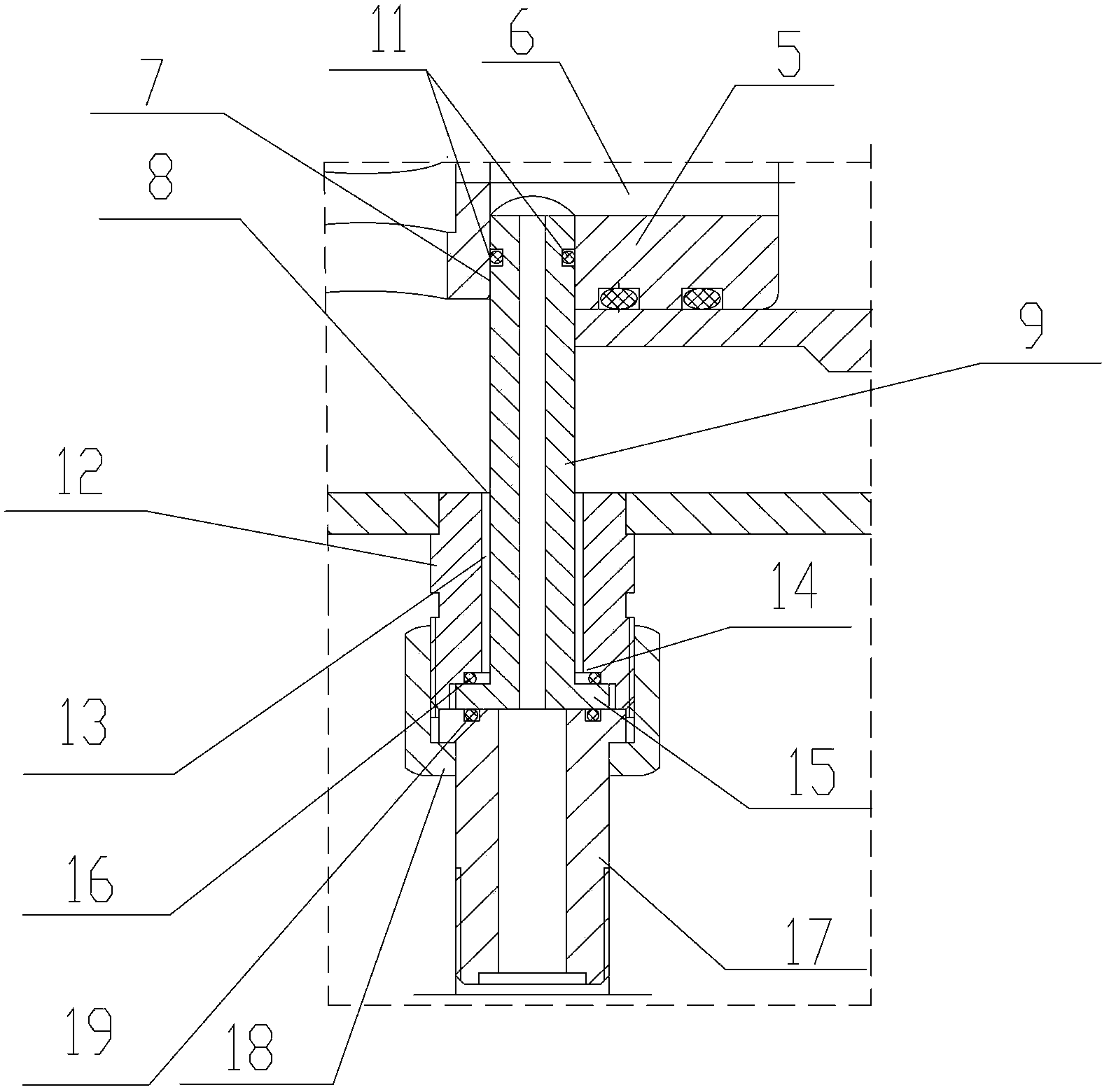 Gas gun with projectile body filling and exhausting structure