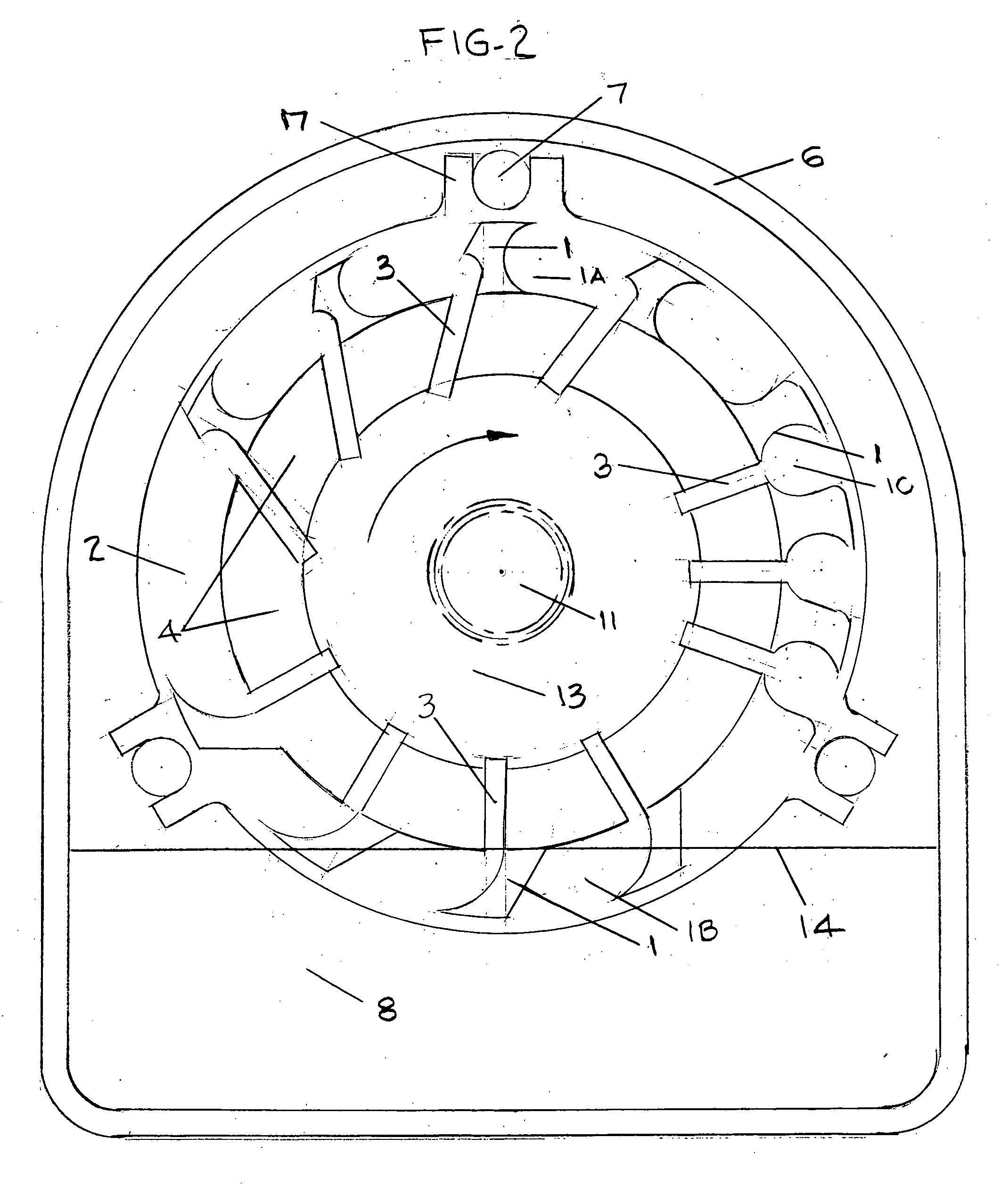 Wet friction device with inward and outward circulating cooling means