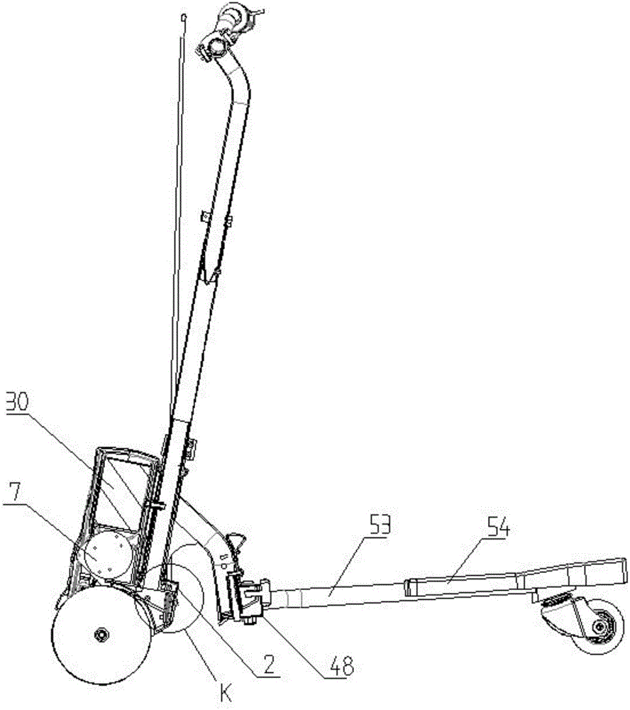 Electric frog kick scooter