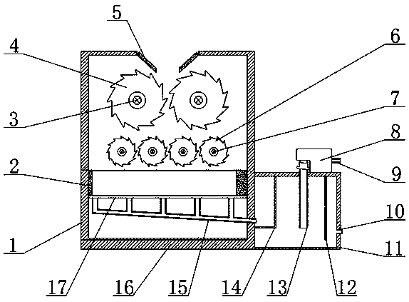 Environment-friendly treatment device for animal carcasses