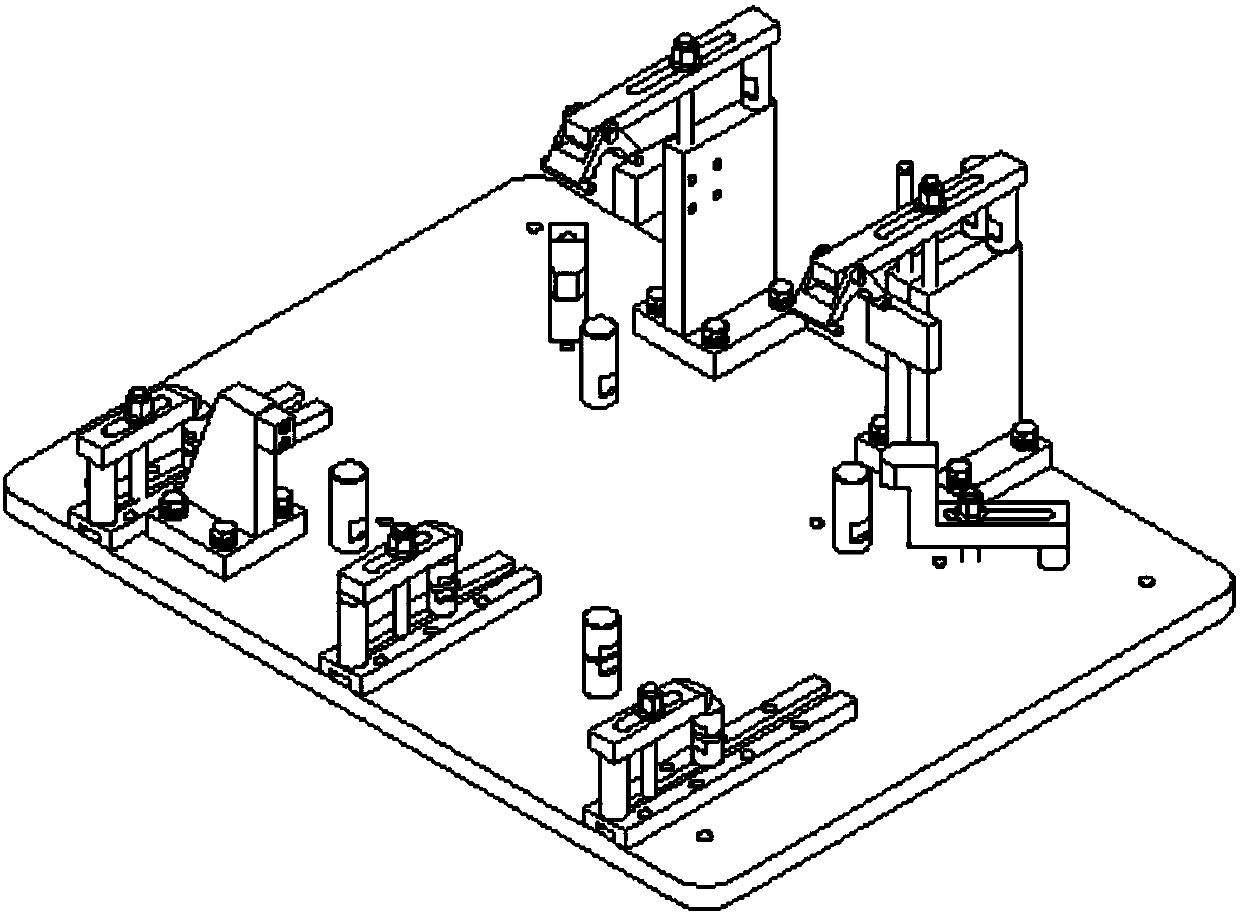 Special hole boring mounting equipment with function of preventing hole machining deformation