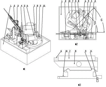 Grinding machine special for conical surface of valve