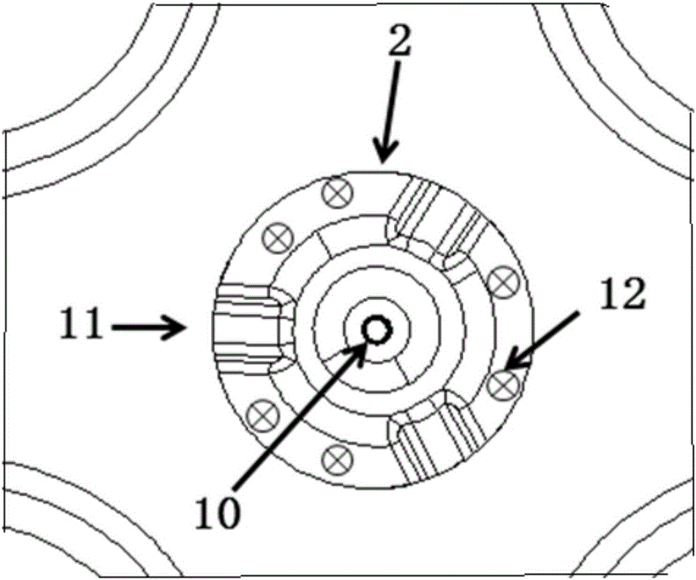 Automobile spare tire pool structure