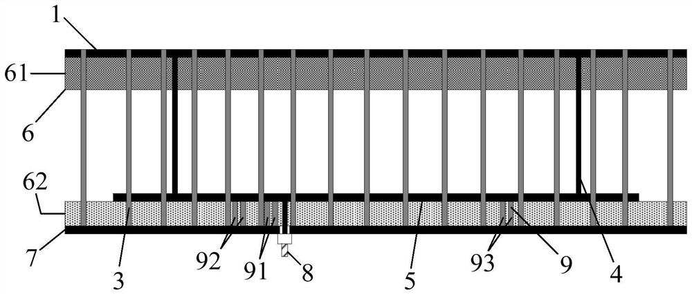 Broadband radio frequency identification reader-writer antenna with wide circularly polarized wave beam