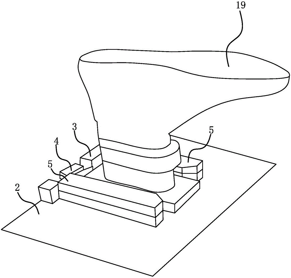 Upper grabbing line tensioning device