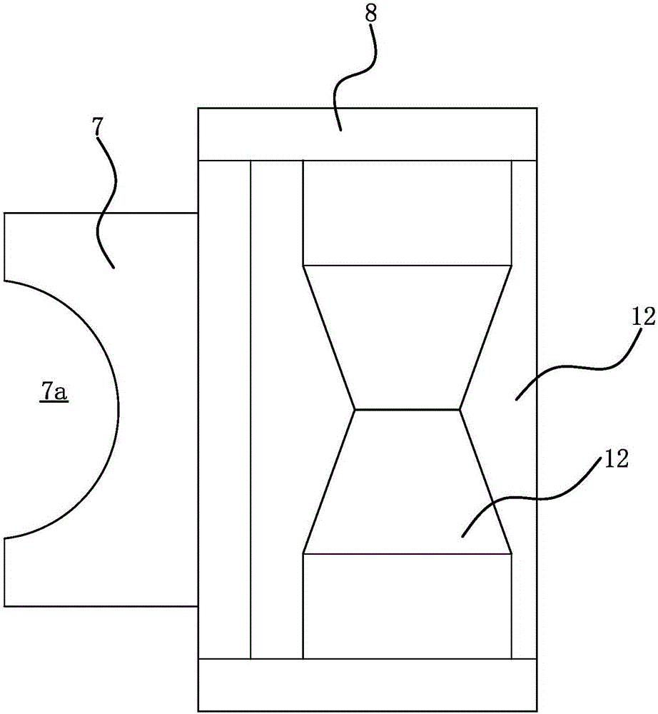 Upper grabbing line tensioning device