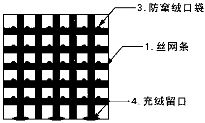 Anti-down-feather-fleeing production method for down quilt