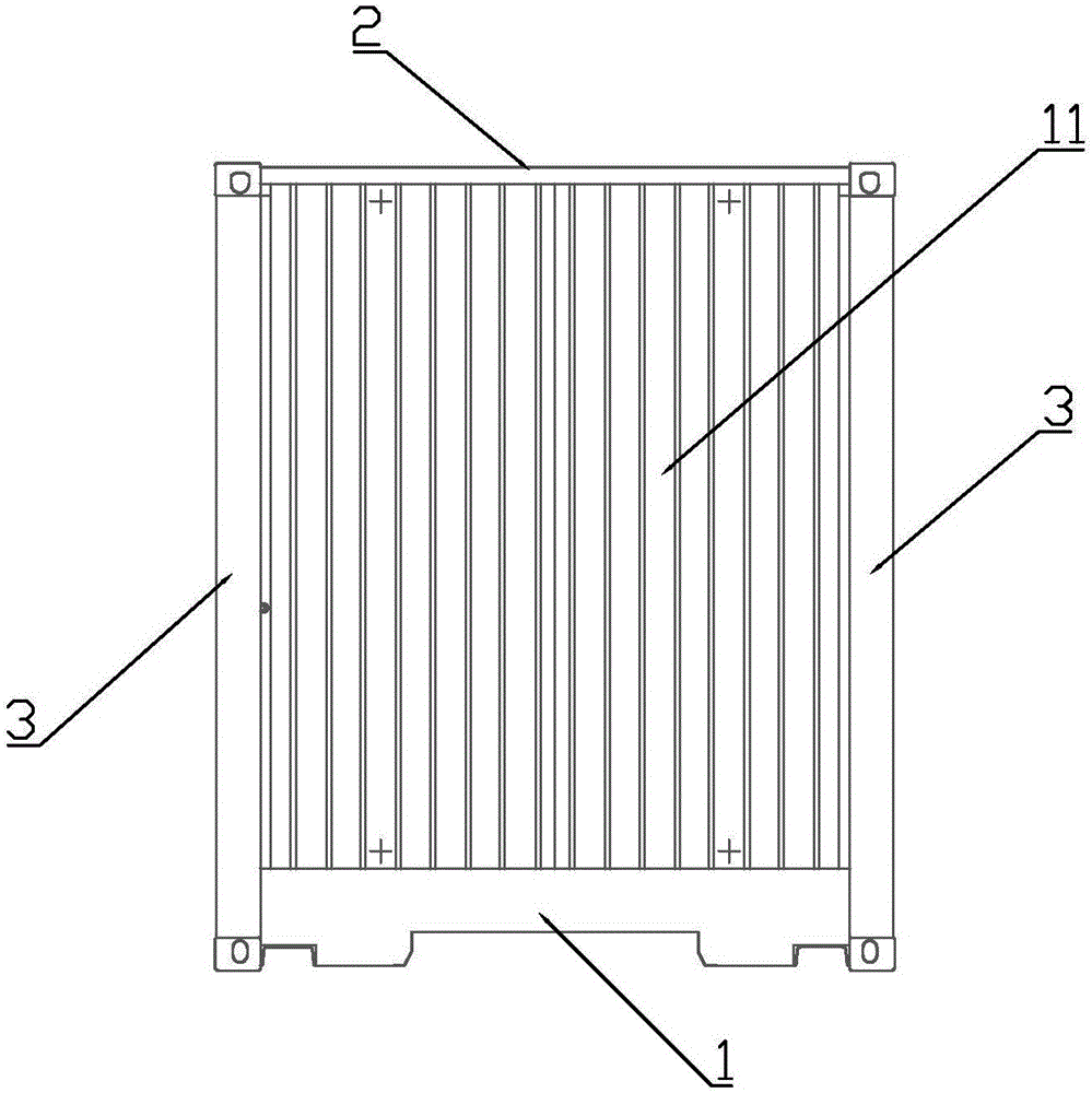 40-foot container side opening door