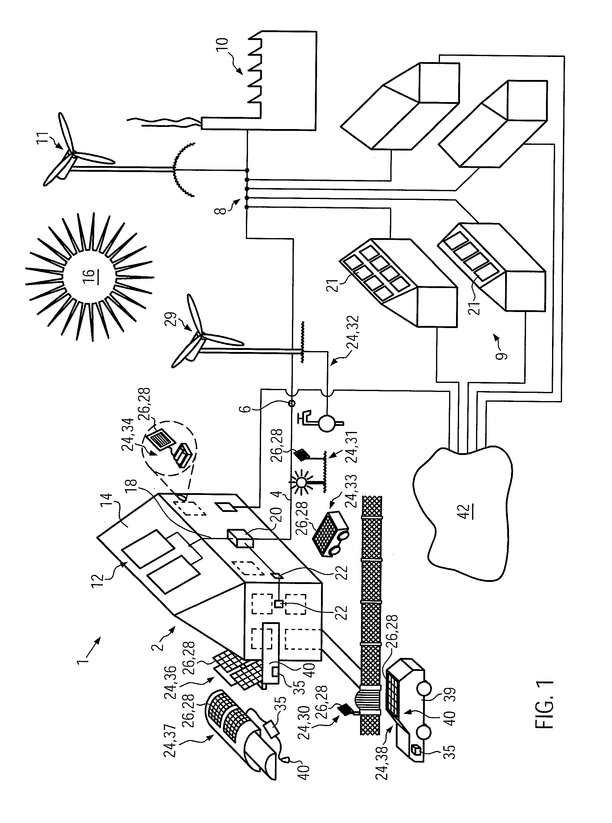 Stand-Alone Renewable-Energy Generating Device Including Emission Savings Sensor, Retrofit Emissions Savings Sensor for such a Device, and Method