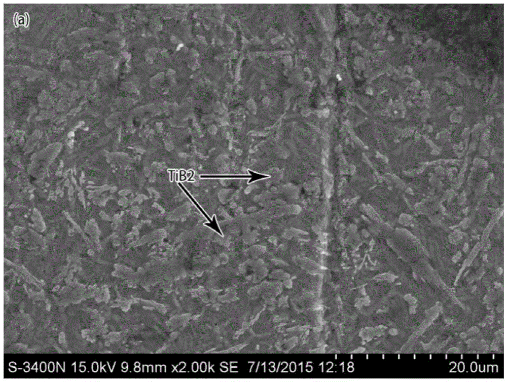 Preparation method for forming particle and short fiber gradient structure on surface of Ti-6Al-4V alloy