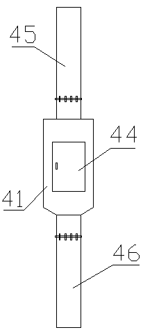 Construction waste vertical transportation system for super high-rise buildings