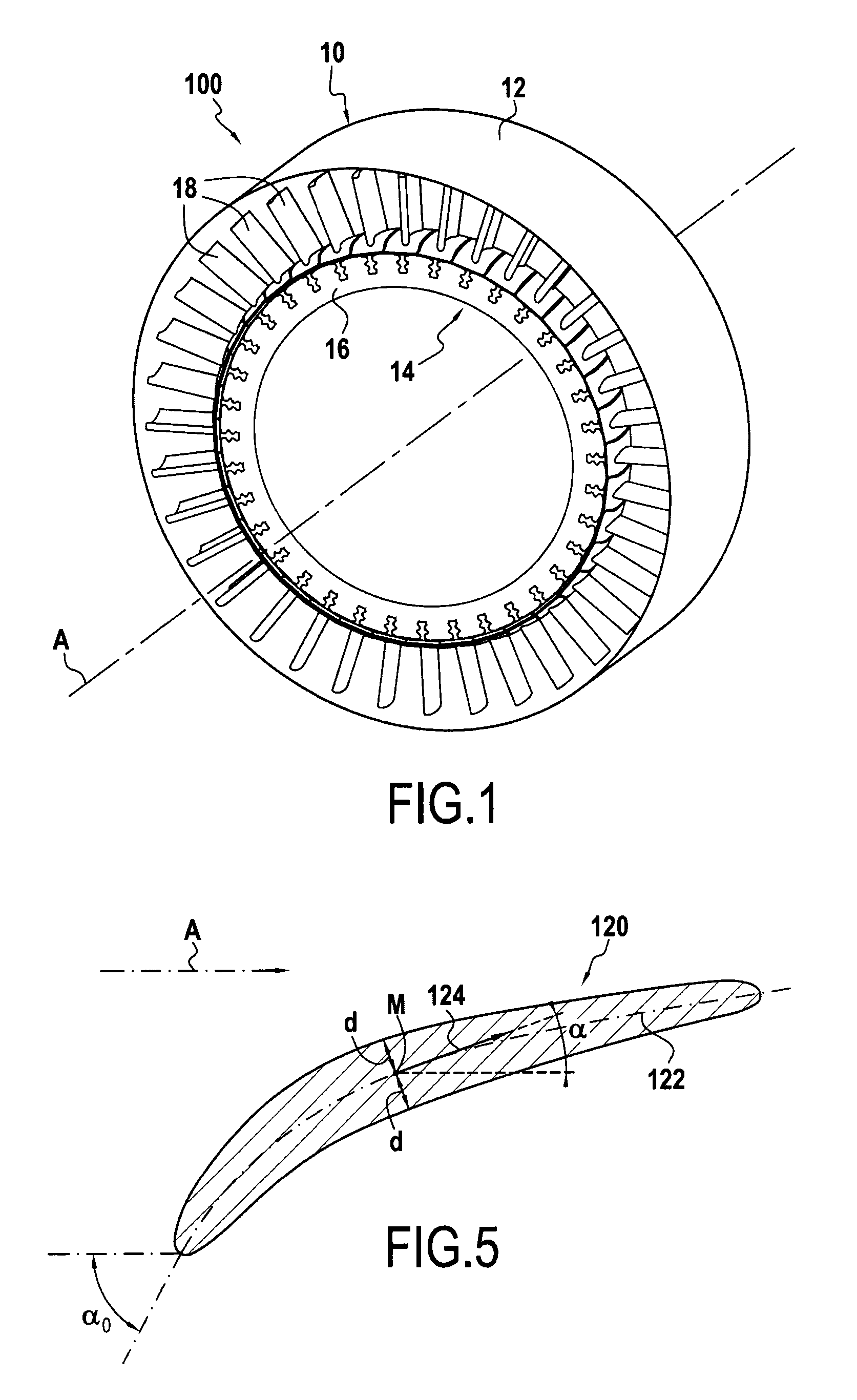 Airfoil and platform assembly for supersonic flow