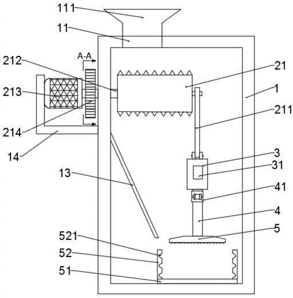 Multi-stage efficient stone breaking device