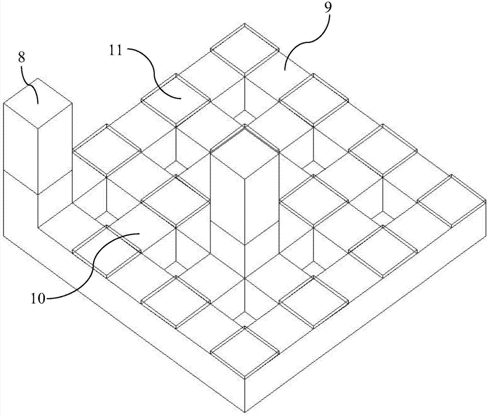 Six-degree-freedom entire movement restrained system of floating platform