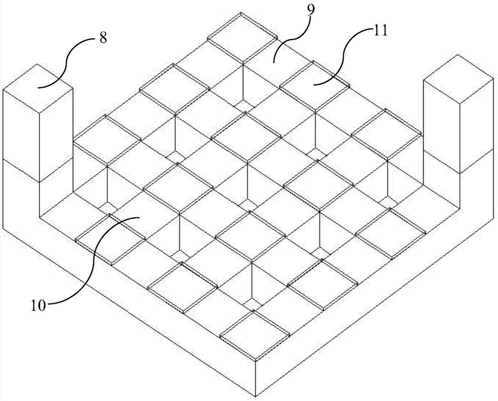 Six-degree-freedom entire movement restrained system of floating platform