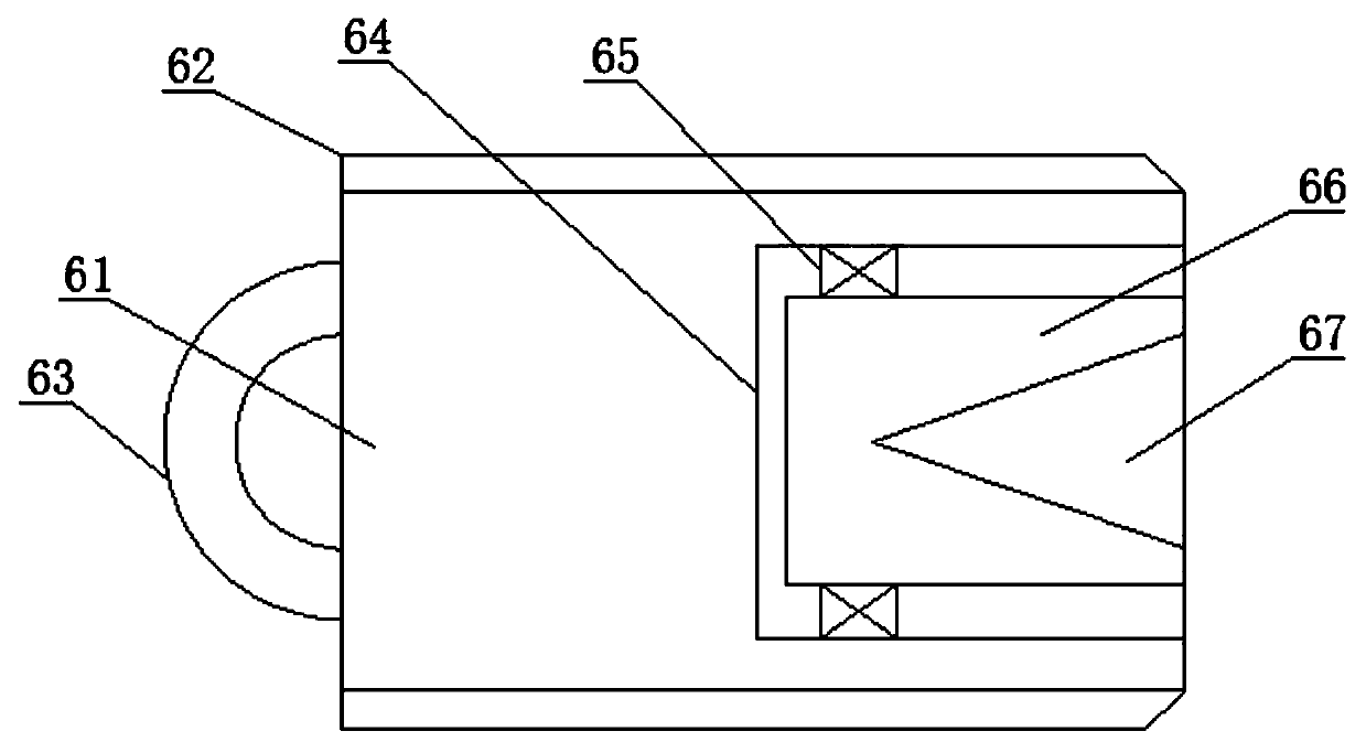 Side face high-efficiency grinding machine used for rod-shaped objects