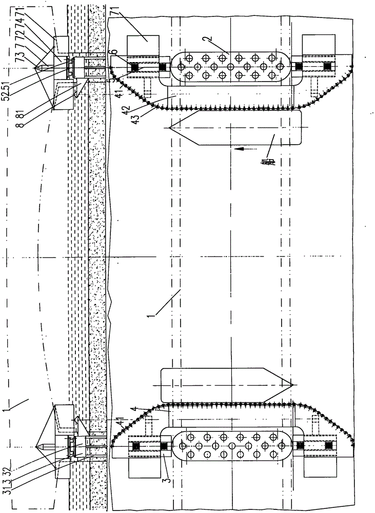 Anti-collision device for bridge with arched bridge opening