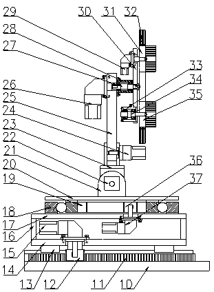 Device for cleaning vehicle wheel burrs away