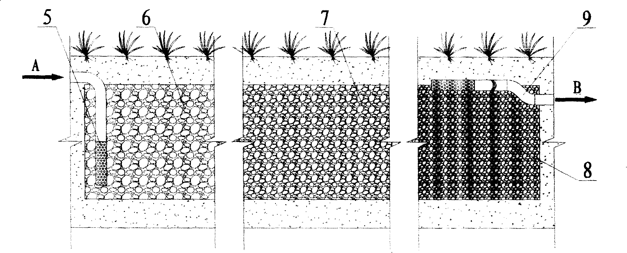 Purifying treatment system for micro-polluted water