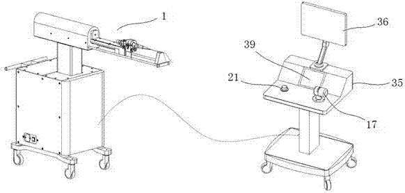 Flexible cystoscopy surgery auxiliary robot system