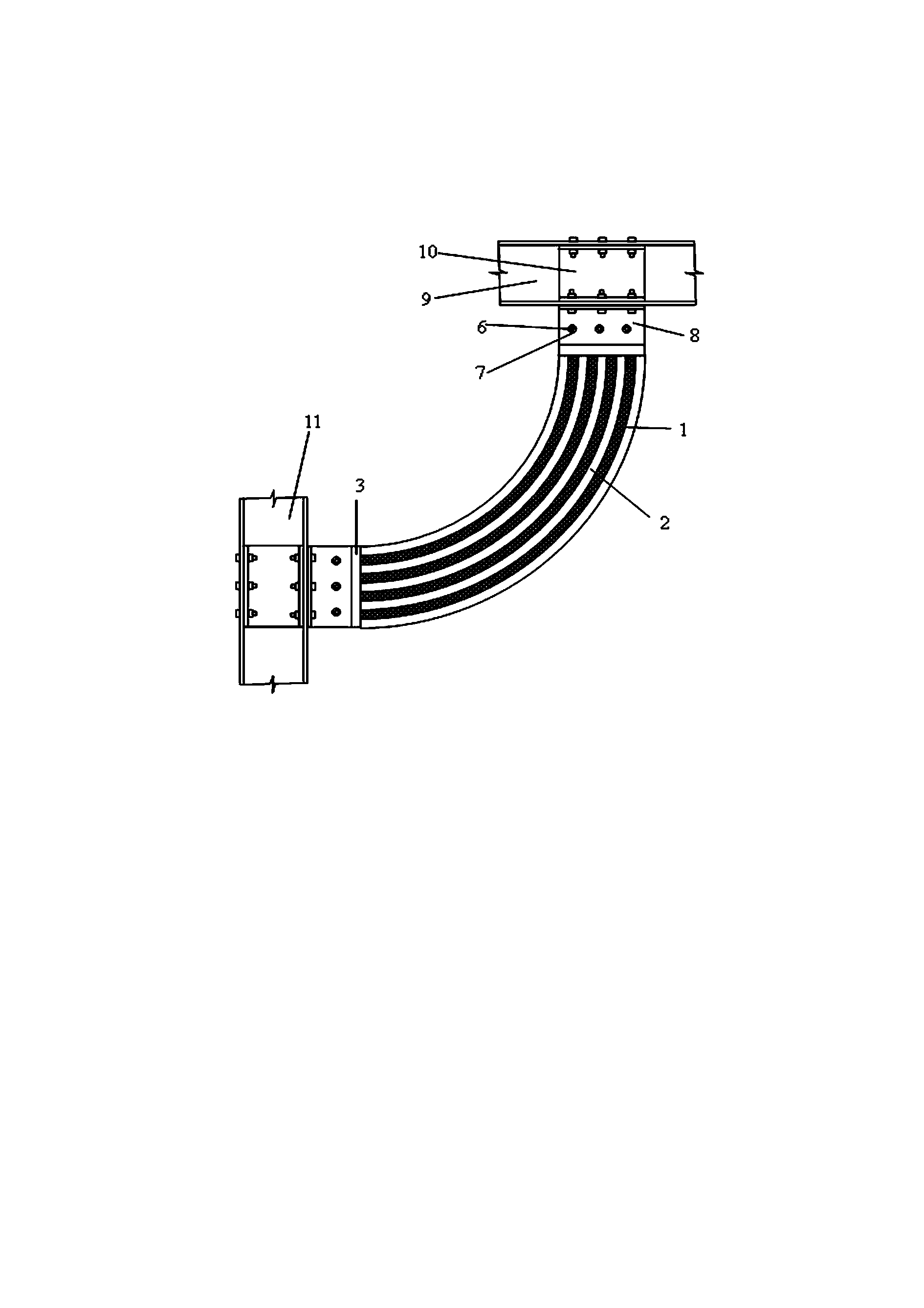 Steel lead lamination node damper