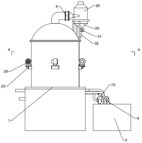 Cooling water circulation system of calcining coke cooler