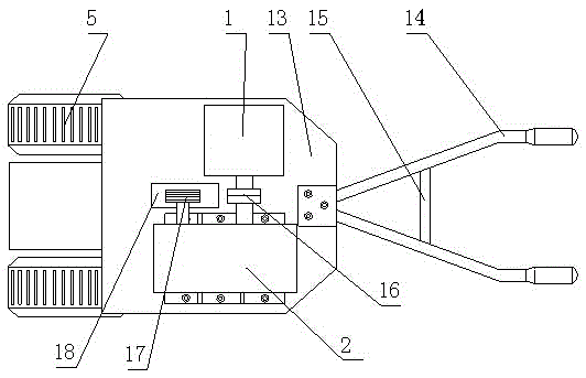 Tea garden rotary cultivator