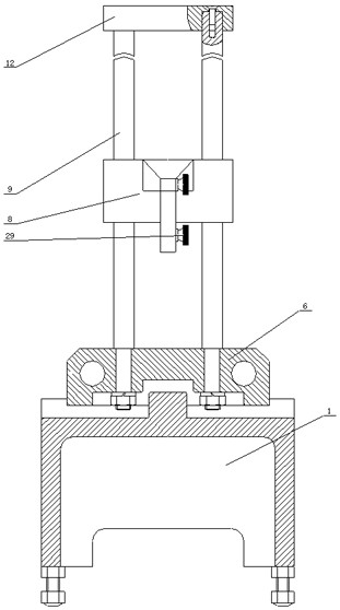 Convenient-to-use mechanical tool measuring instrument for measuring tool holder and tool tip