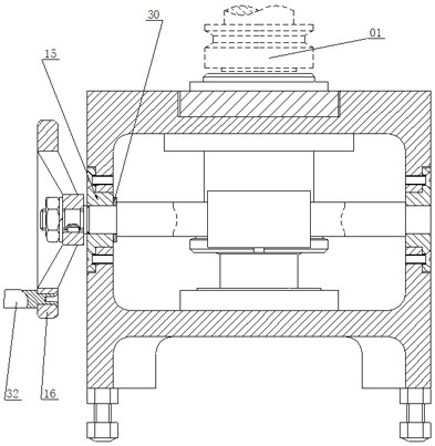 Convenient-to-use mechanical tool measuring instrument for measuring tool holder and tool tip