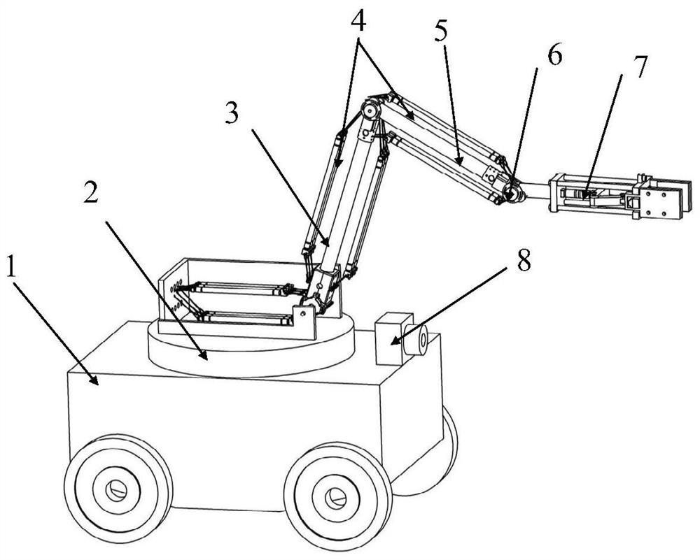 Pneumatic fruit picking robot and control method