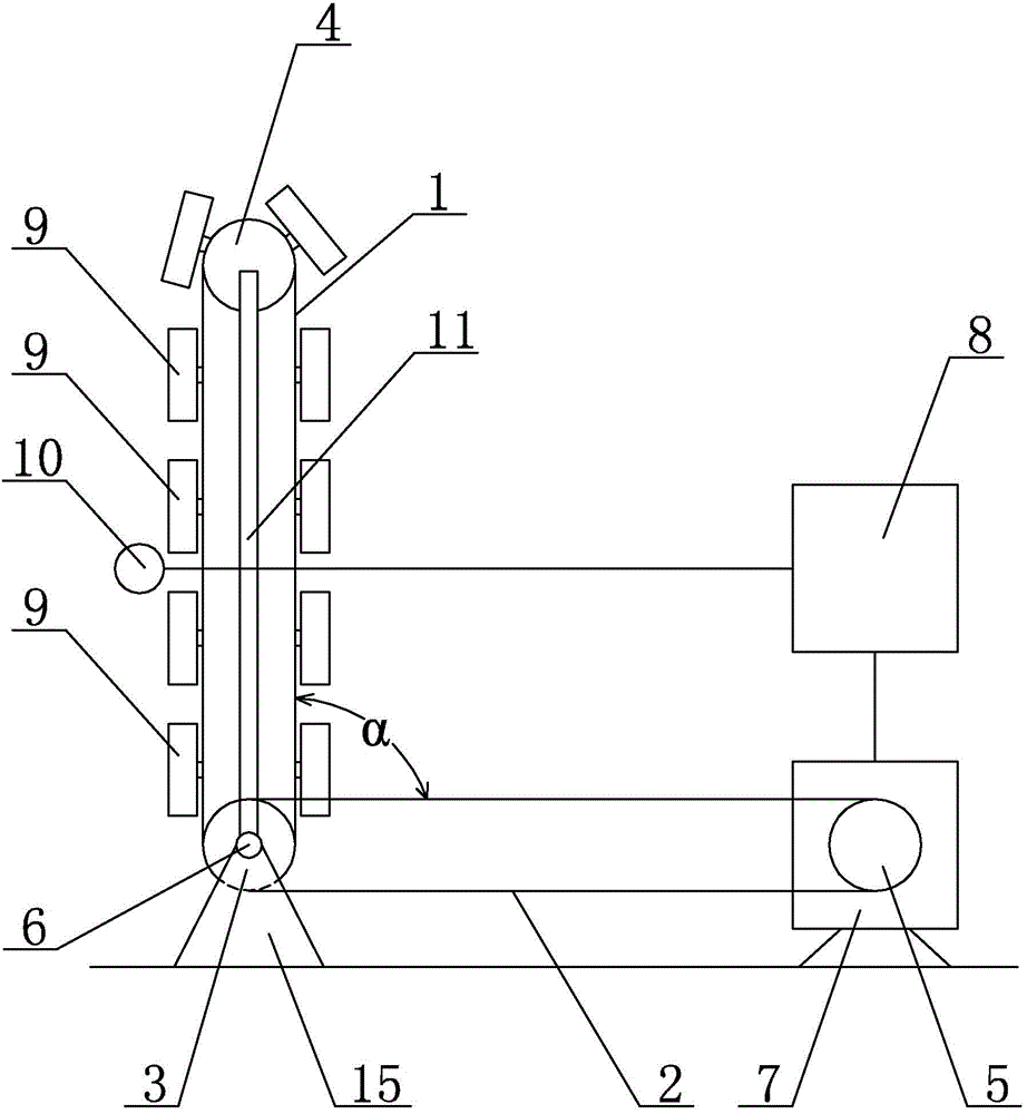 Heat dissipation device used for base station room