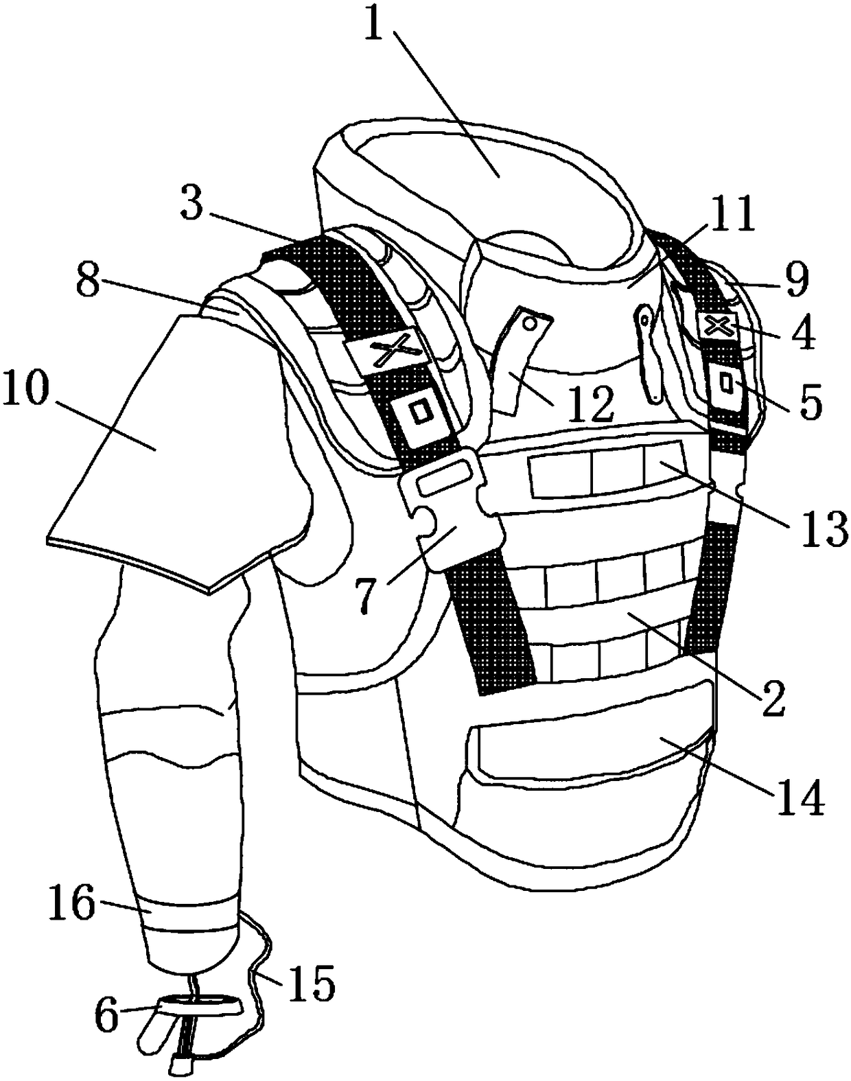 Instruction for a wearable mobile police terminal