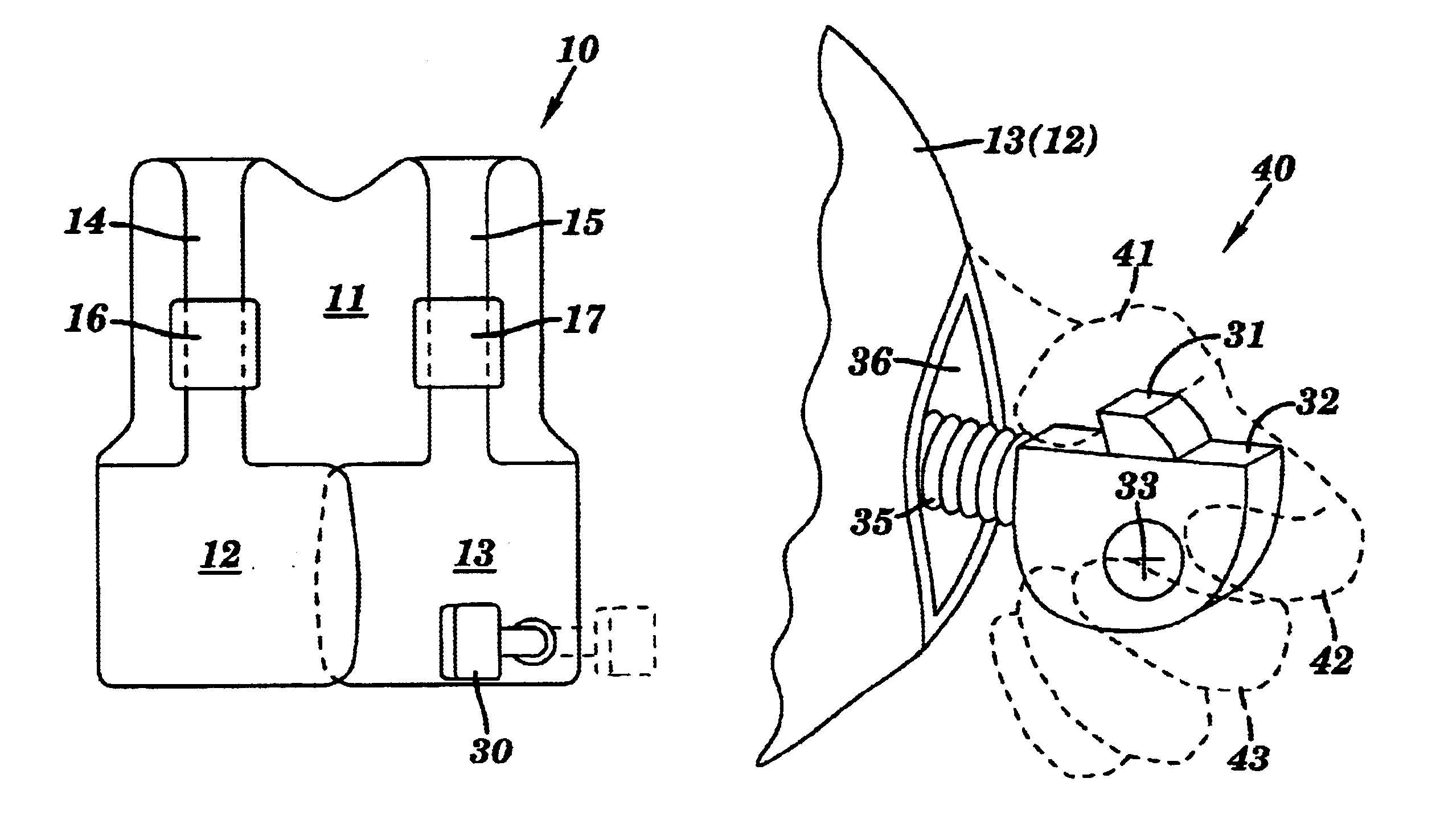 Device for operating inflation and deflation valves of an air chamber of a scuba diver's balancing jacket