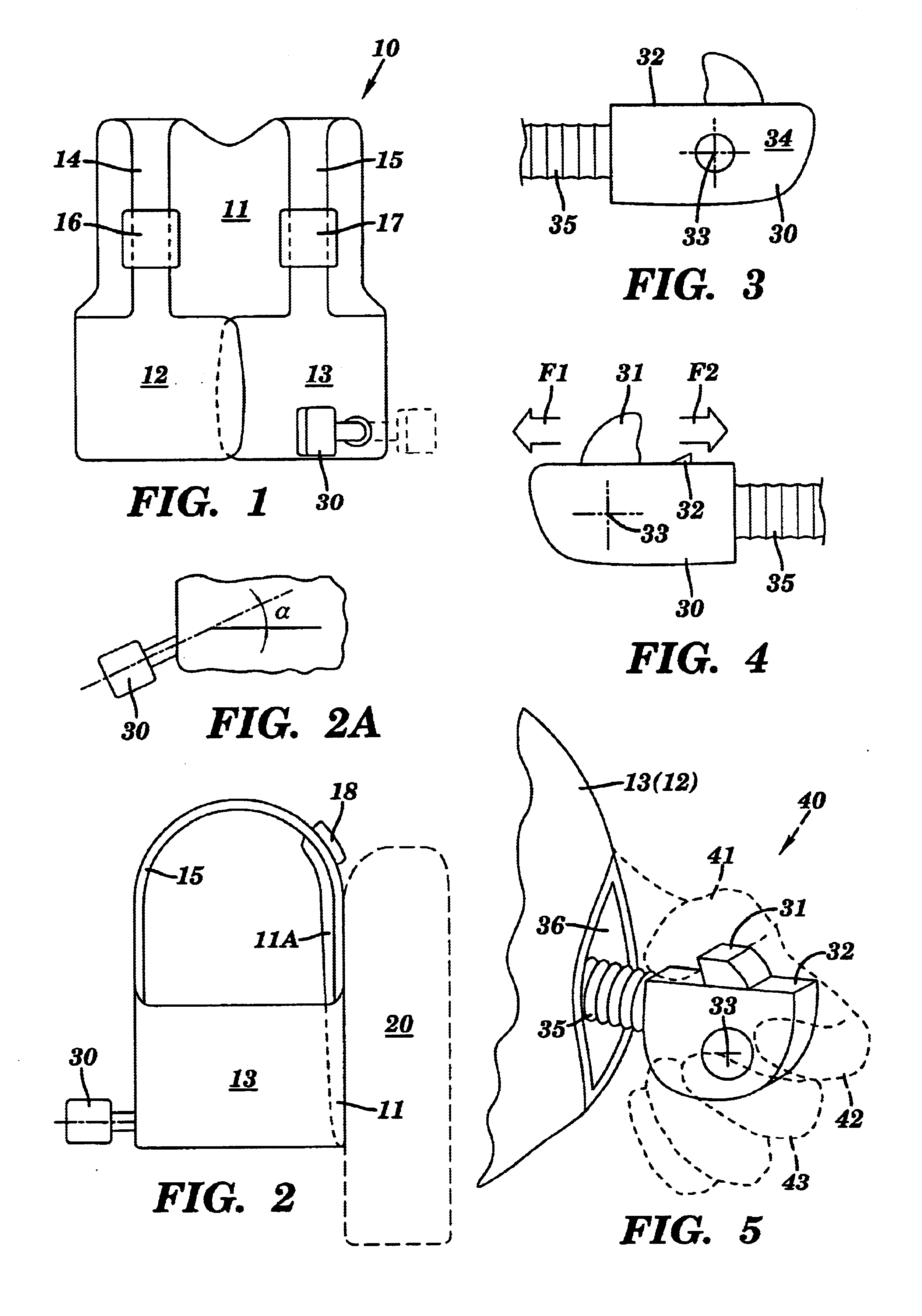 Device for operating inflation and deflation valves of an air chamber of a scuba diver's balancing jacket