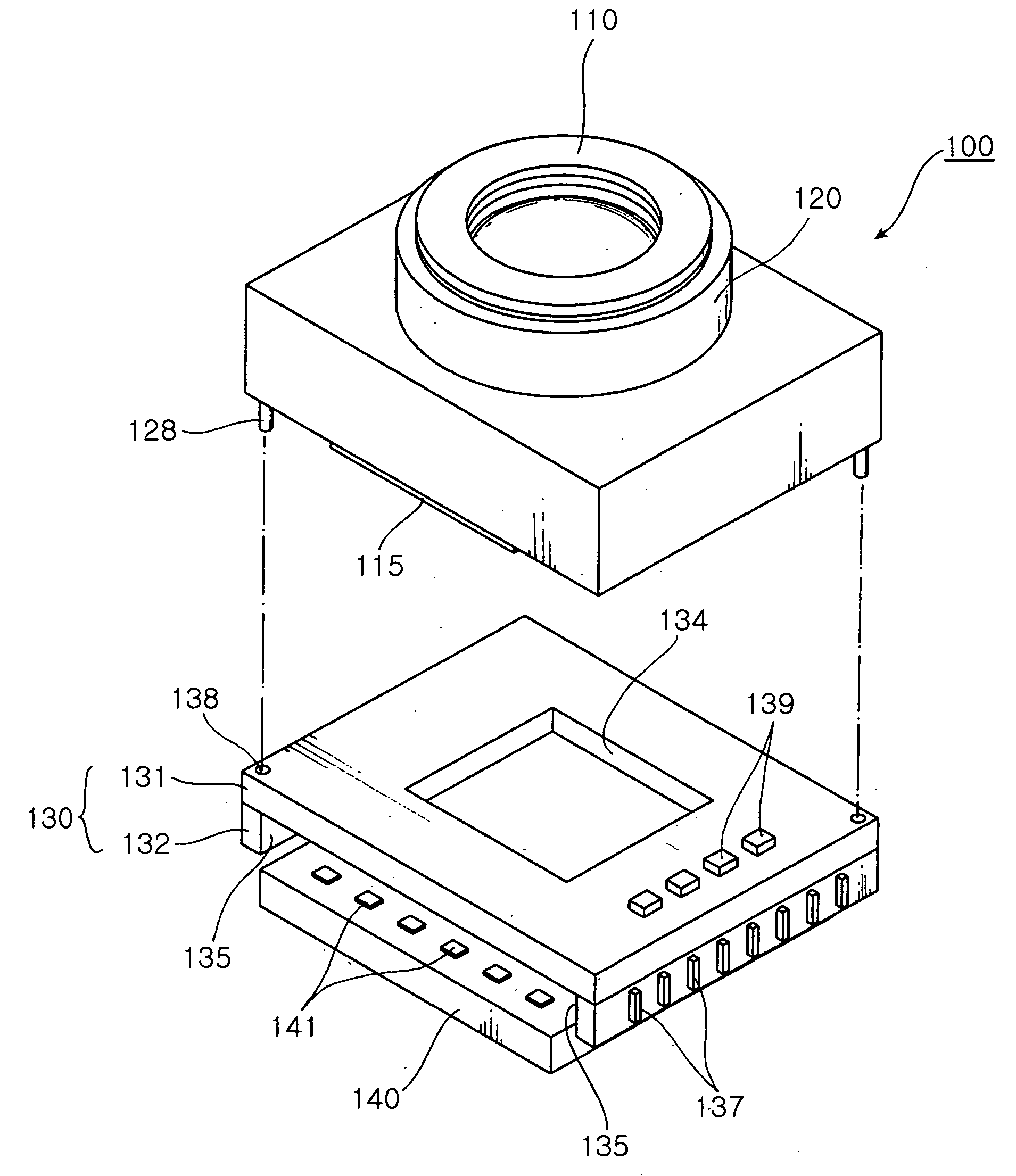 Camera module package