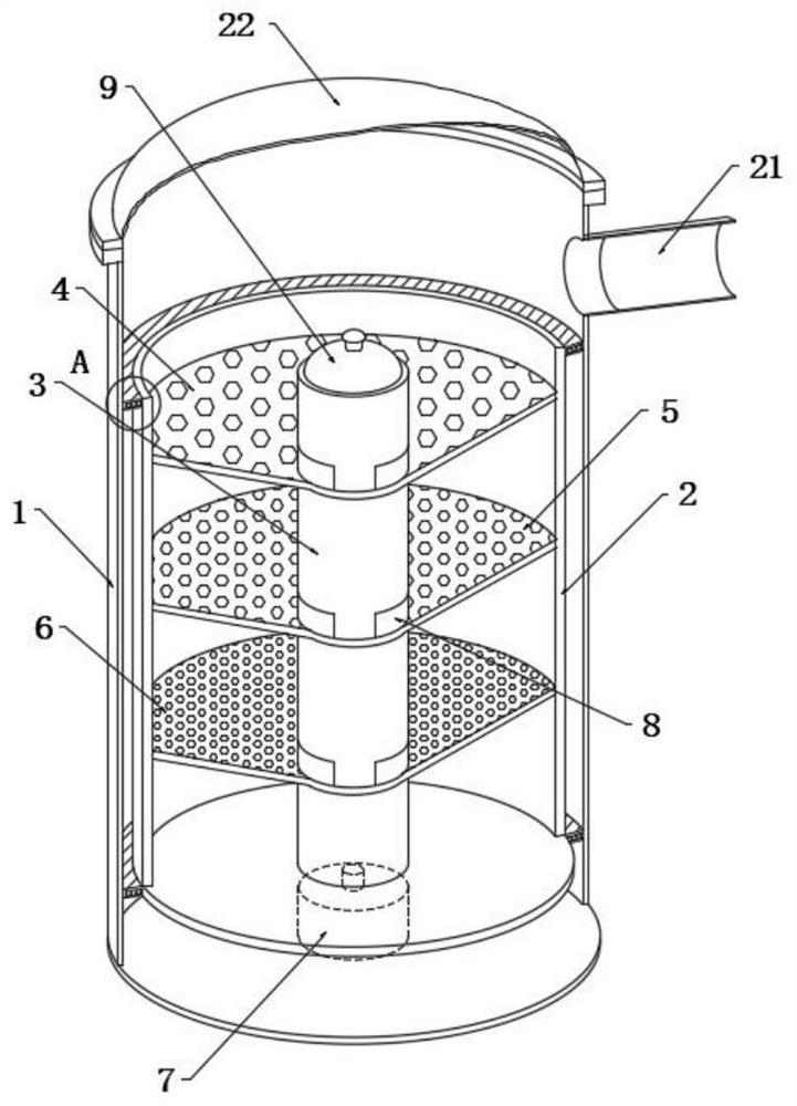 Screening device for waxberry processing