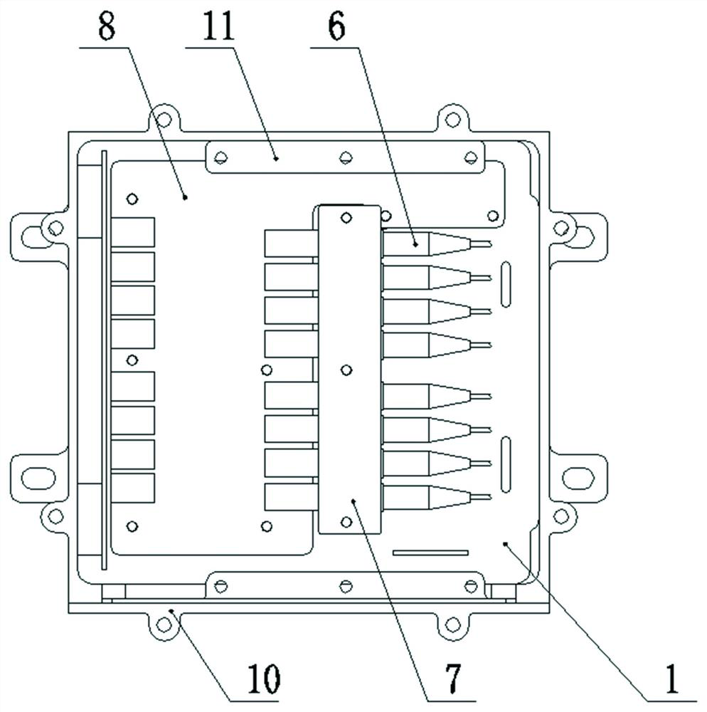 Device for placing optical communication module in aerospace environment